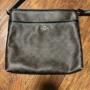 Coach Dark Brown Messenger Bag